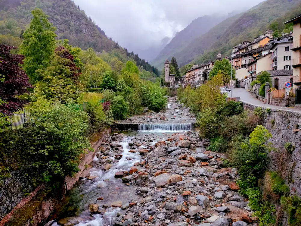 foto panoramica valle cervo sui miei passi