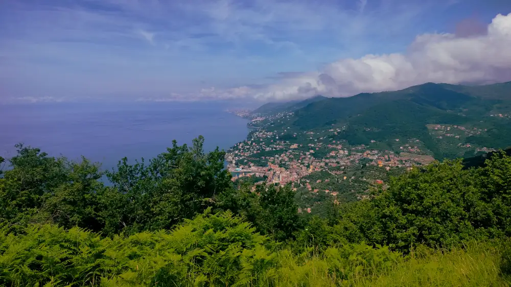 panoramica golfo padariso recco