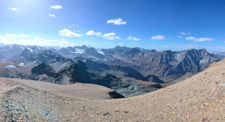 panoramica monte taou blanc valle orco sui miei passi